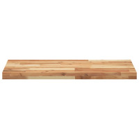 Produktbild för Bänkskiva för badrum behandlad 80x40x4 cm massivt akaciaträ