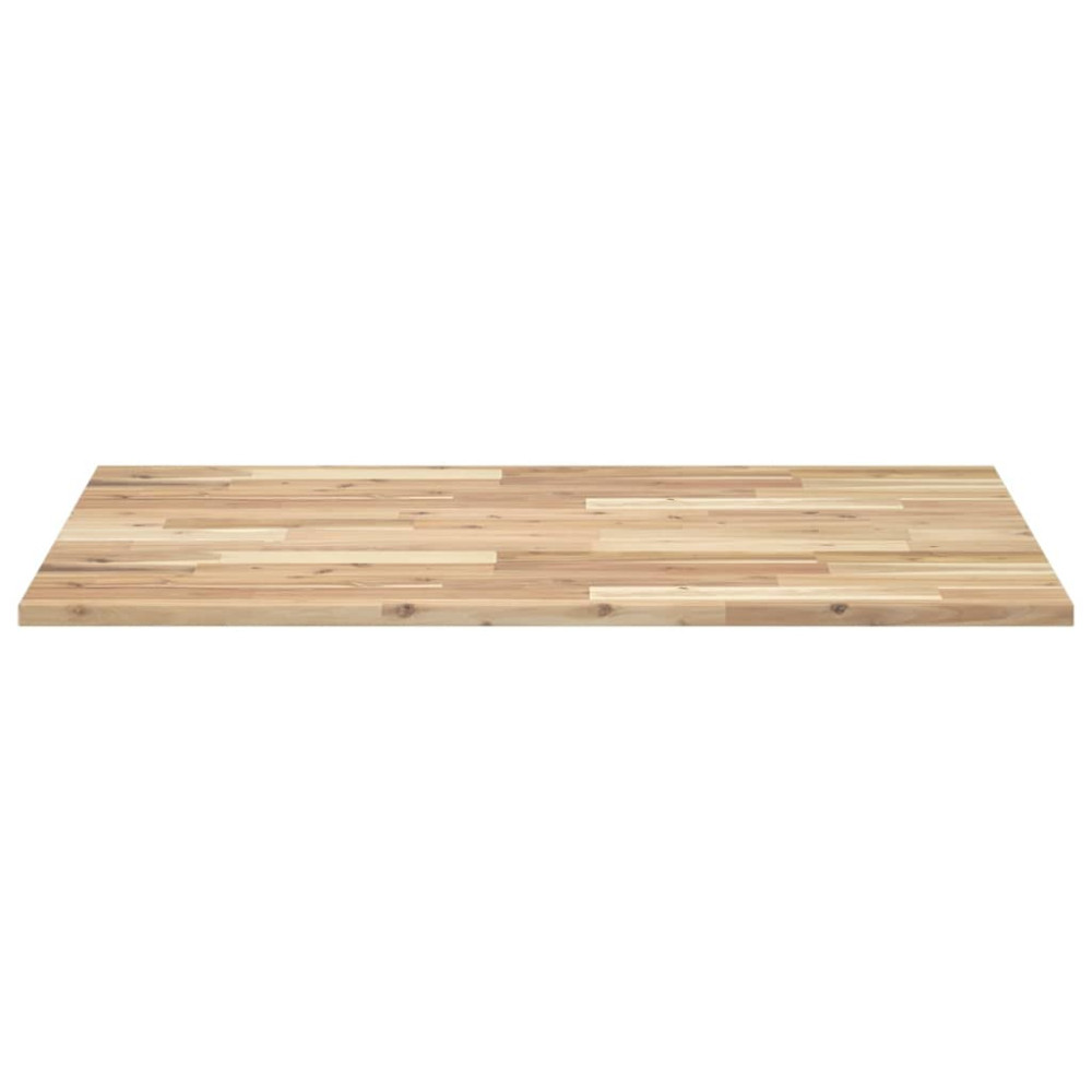 Produktbild för Bordsskiva obehandlad 120x70x2 cm massivt akaciaträ