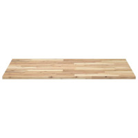 Produktbild för Bordsskiva obehandlad 120x70x2 cm massivt akaciaträ