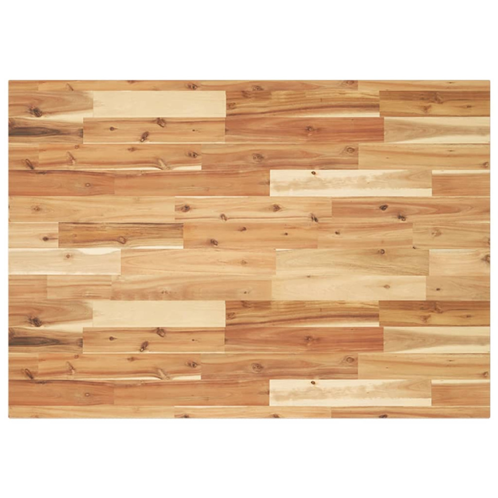 Produktbild för Bordsskiva behandlad 120x70x2 cm massivt akaciaträ