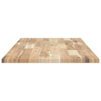 Produktbild för Bänkskiva för badrum obehandlad 140x50x2 cm massivt akaciaträ