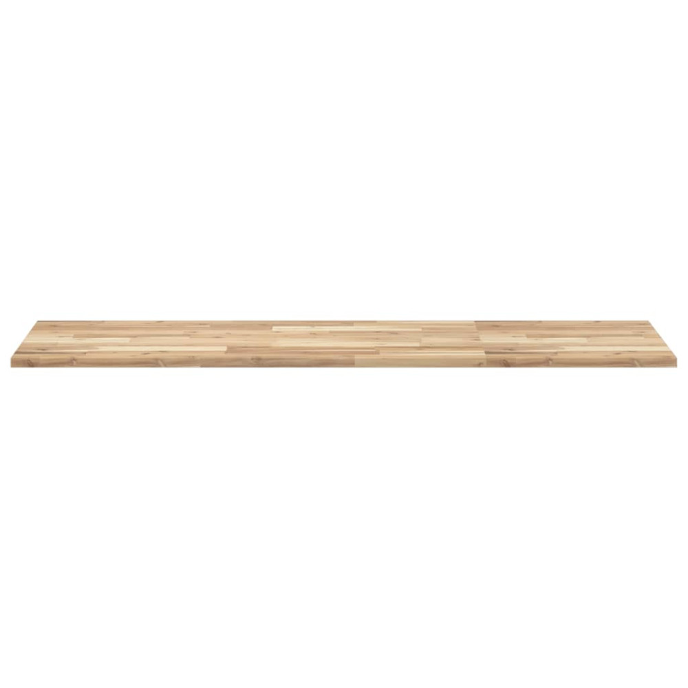 Produktbild för Bordsskiva obehandlad 120x50x2 cm massivt akaciaträ