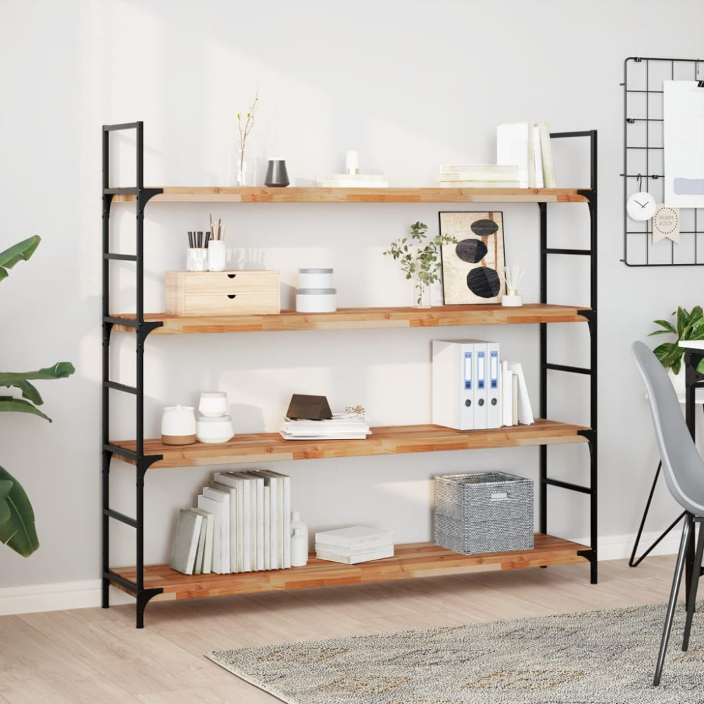 Produktbild för Bordsskiva 160x30x4 cm rektangulär massiv akacia