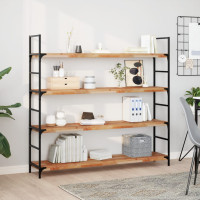 Produktbild för Bordsskiva 160x30x4 cm rektangulär massiv akacia