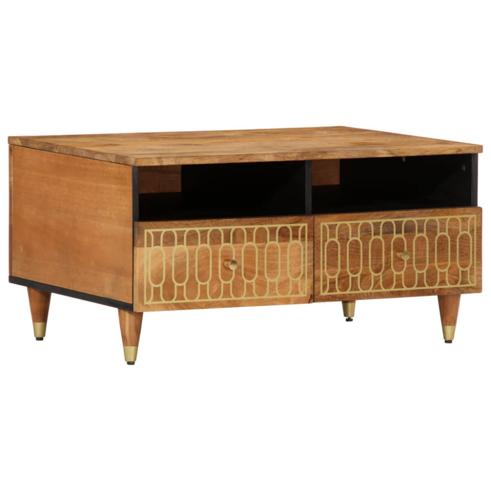 Produktbild för Soffbord 80x54x40 cm massivt mangoträ