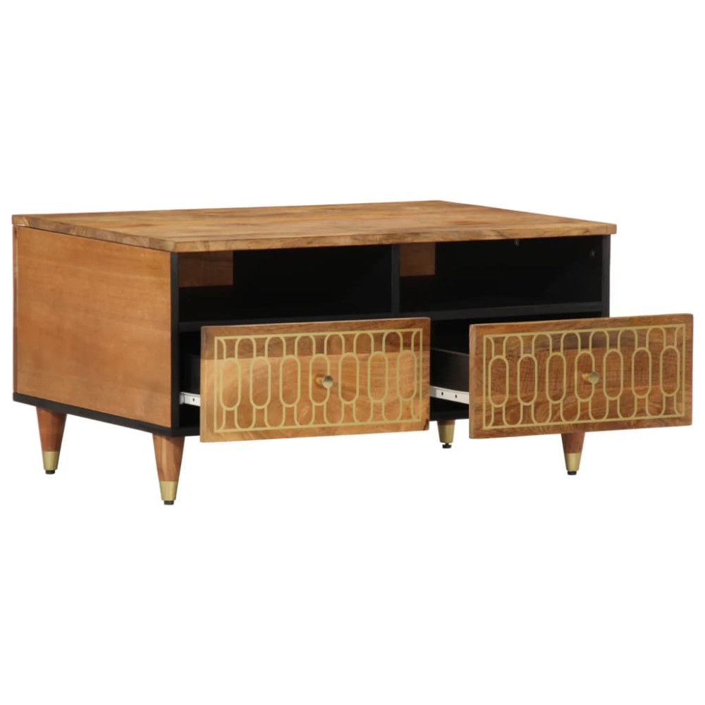 Produktbild för Soffbord 80x54x40 cm massivt mangoträ