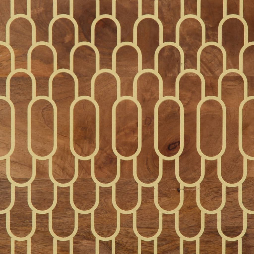 Produktbild för Soffbord 80x54x40 cm massivt mangoträ