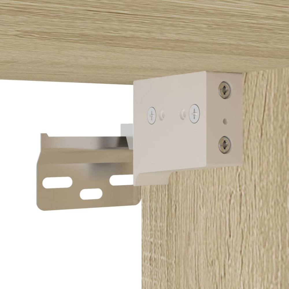 Produktbild för Högskåp sonoma-ek 80x42,5x249 cm konstruerat trä