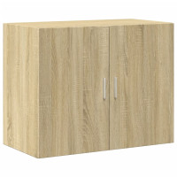 Produktbild för Högskåp sonoma-ek 80x42,5x249 cm konstruerat trä