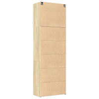 Produktbild för Högskåp sonoma-ek 80x42,5x249 cm konstruerat trä