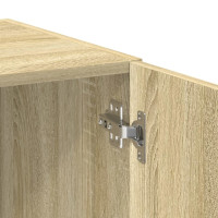 Produktbild för Högskåp sonoma-ek 80x42,5x249 cm konstruerat trä