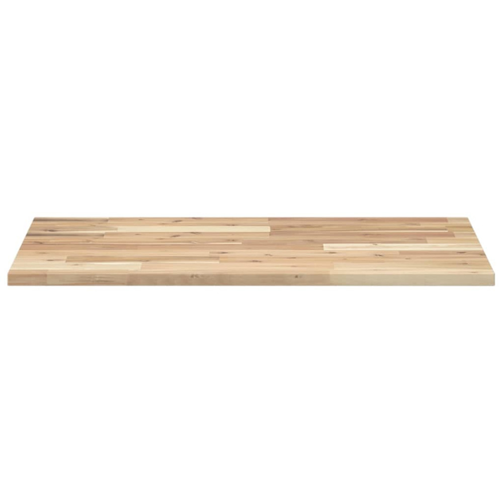 Produktbild för Bänkskiva för badrum obehandlad 60x50x2 cm massivt akaciaträ