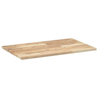 Produktbild för Bänkskiva för badrum obehandlad 60x50x2 cm massivt akaciaträ