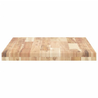 Produktbild för Bänkskiva för badrum obehandlad 60x50x4 cm massivt akaciaträ
