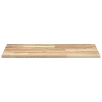 Produktbild för Bänkskiva för badrum obehandlad 100x50x2 cm massivt akaciaträ