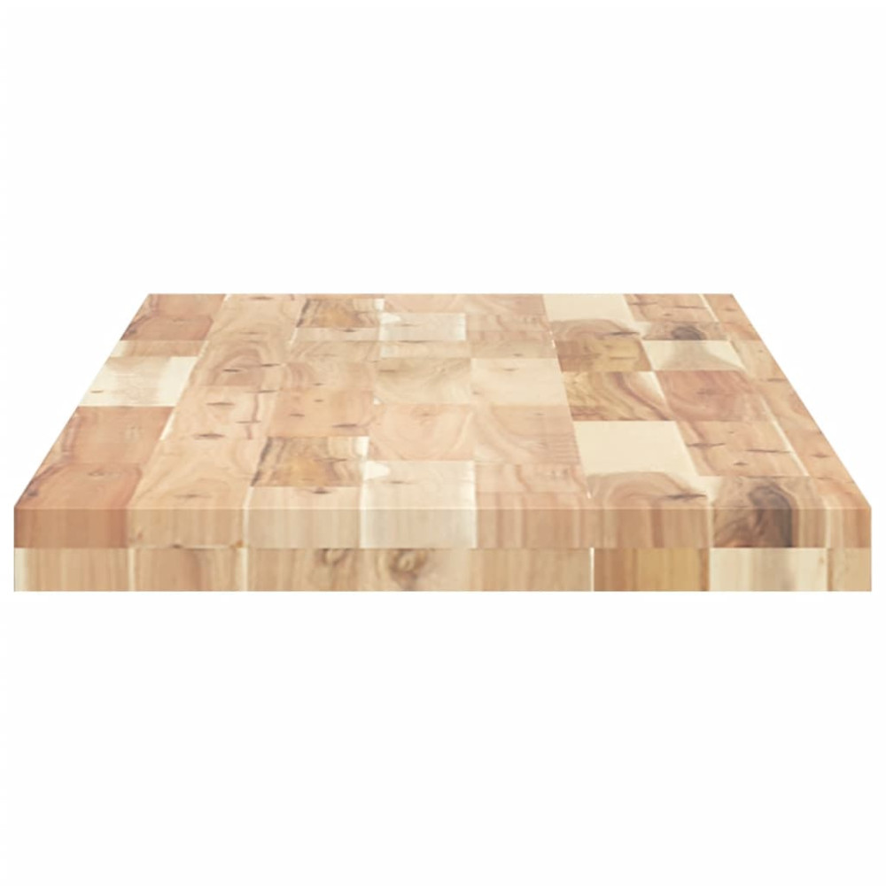Produktbild för Bänkskiva för badrum obehandlad 140x40x4 cm massivt akaciaträ