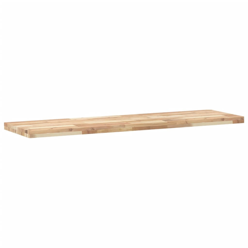 Produktbild för Bänkskiva för badrum obehandlad 140x40x4 cm massivt akaciaträ