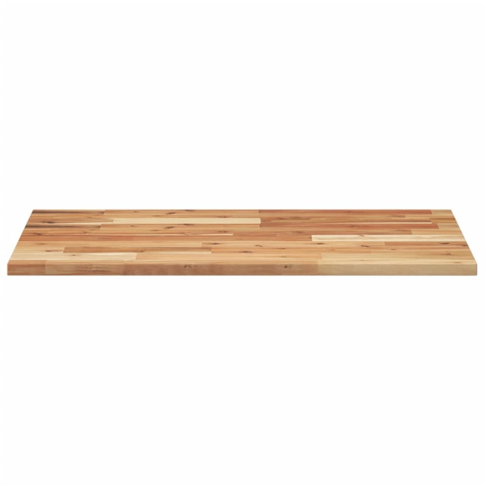 Produktbild för Bänkskiva för badrum behandlad 80x50x2 cm massivt akaciaträ