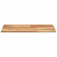 Produktbild för Bänkskiva för badrum behandlad 80x50x2 cm massivt akaciaträ