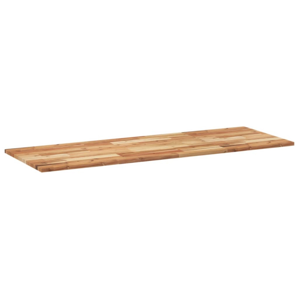 Produktbild för Bänkskiva för badrum behandlad 120x50x2 cm massivt akaciaträ