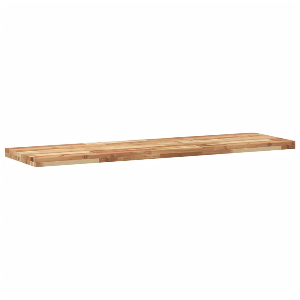 Produktbild för Bänkskiva för badrum behandlad 140x40x4 cm massivt akaciaträ