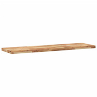 Produktbild för Bänkskiva för badrum behandlad 140x40x4 cm massivt akaciaträ