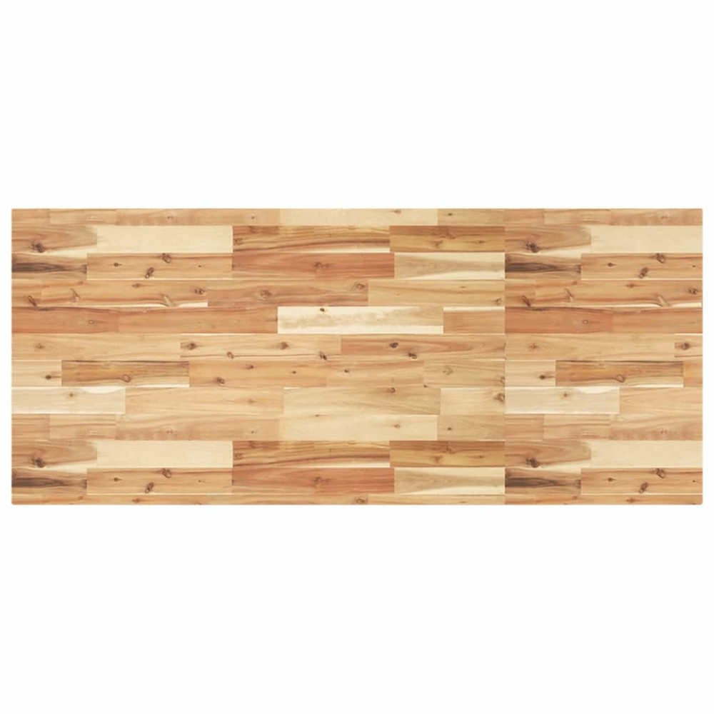 Produktbild för Bordsskiva behandlad 140x60x4 cm massivt akaciaträ