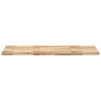 Produktbild för Bänkskiva för badrum obehandlad 120x60x4 cm massivt akaciaträ