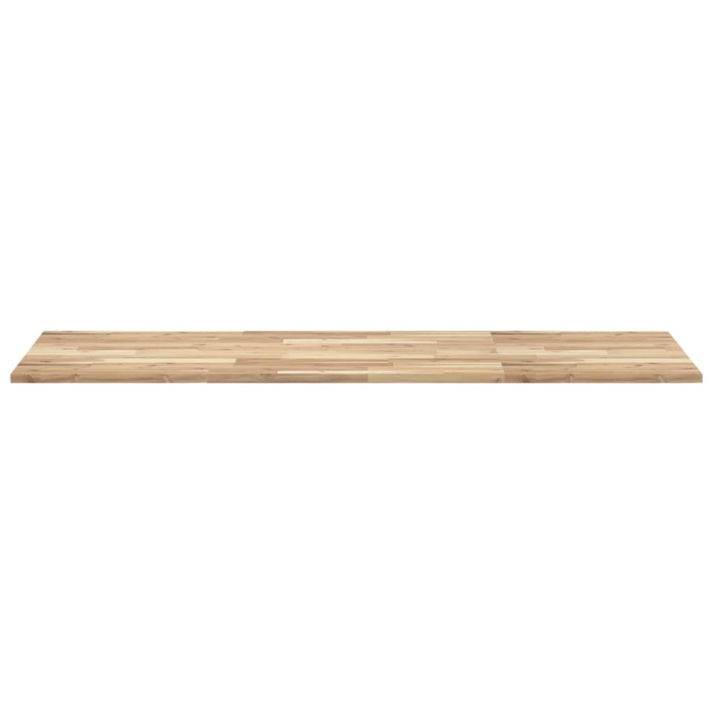Produktbild för Bänkskiva för badrum obehandlad 140x60x2 cm massivt akaciaträ