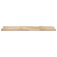 Produktbild för Bänkskiva för badrum obehandlad 140x60x2 cm massivt akaciaträ