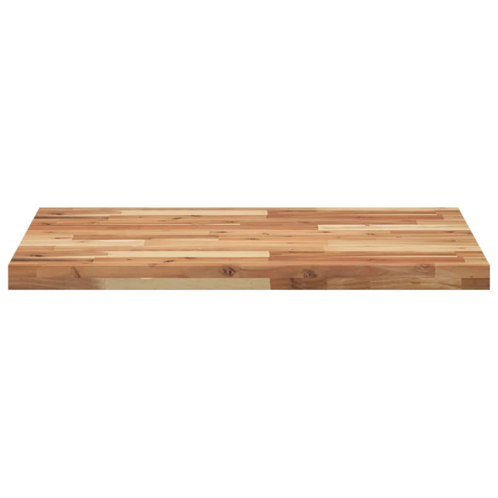 Produktbild för Bänkskiva för badrum behandlad 100x60x4 cm massivt akaciaträ