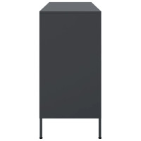 Produktbild för Skåp antracit 100,5x39x79 cm stål