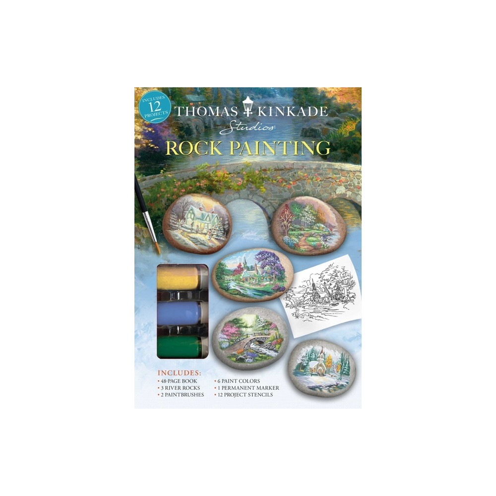 Produktbild för Thomas Kinkade Rock Painting (häftad, eng)