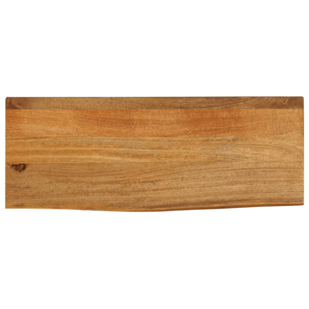 Produktbild för Bordsskiva 90x30x2,5 cm levande kant massivt mangoträ