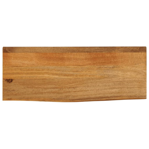 vidaXL Bordsskiva 90x30x2,5 cm levande kant massivt mangoträ