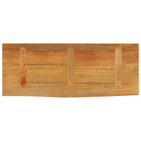 Produktbild för Bordsskiva 90x30x2,5 cm levande kant massivt mangoträ