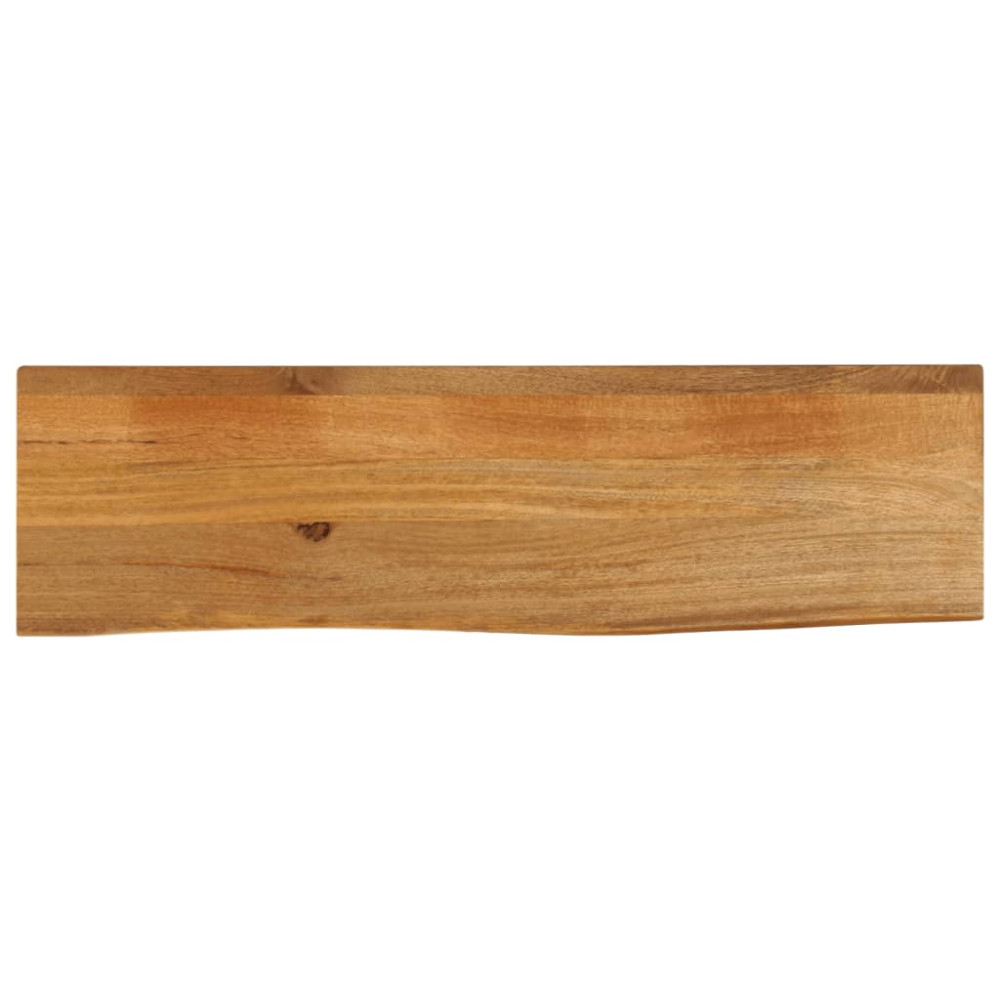 Produktbild för Bordsskiva 120x30x2,5 cm levande kant massivt mangoträ