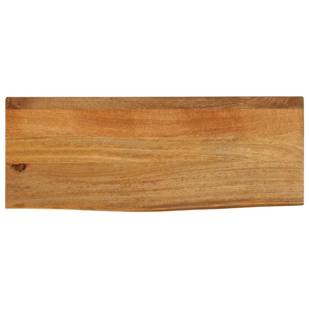 Produktbild för Bordsskiva 90x40x2,5 cm levande kant massivt mangoträ