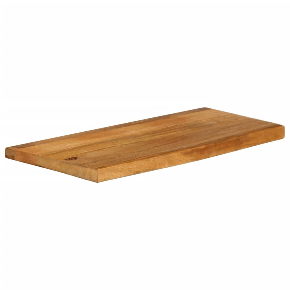 Produktbild för Bordsskiva 90x40x2,5 cm levande kant massivt mangoträ