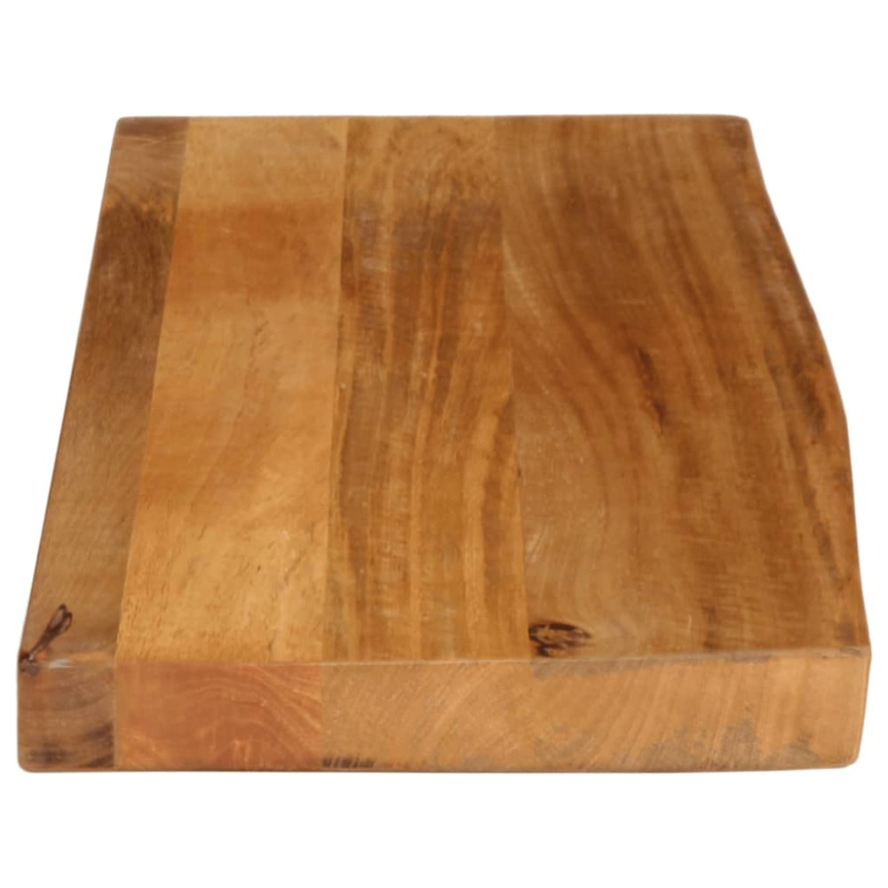 Produktbild för Bordsskiva 90x40x2,5 cm levande kant massivt mangoträ