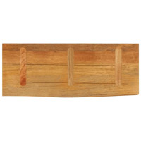 Produktbild för Bordsskiva 90x40x2,5 cm levande kant massivt mangoträ