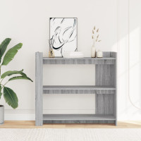 Produktbild för Konsolbord grå sonoma 100x35x90 cm konstruerat trä