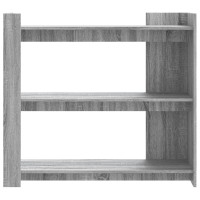 Produktbild för Konsolbord grå sonoma 100x35x90 cm konstruerat trä