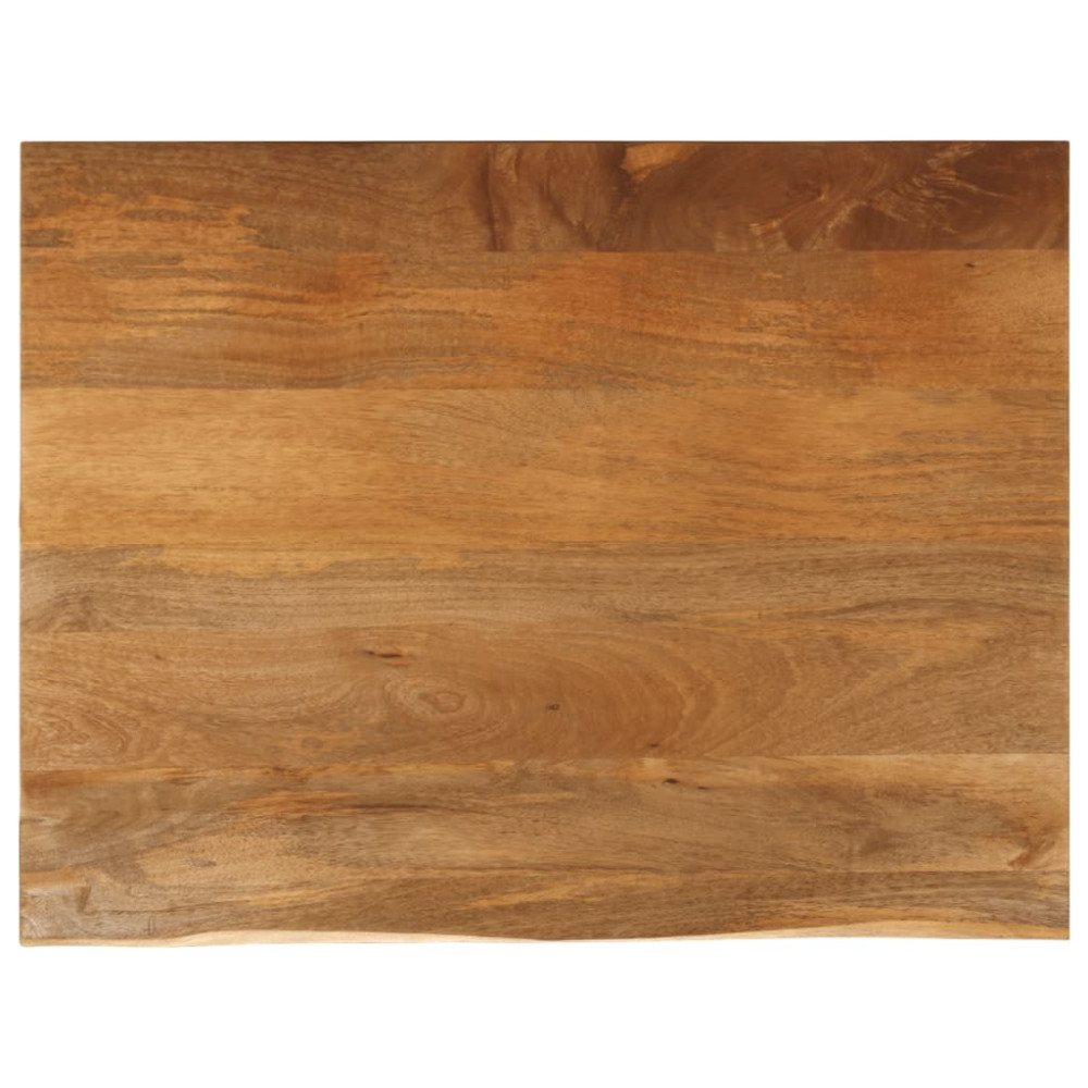 Produktbild för Bordsskiva 110x80x2,5 cm levande kant massivt mangoträ