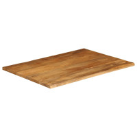Produktbild för Bordsskiva 110x80x2,5 cm levande kant massivt mangoträ
