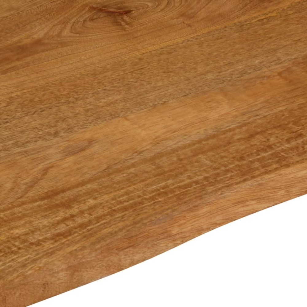Produktbild för Bordsskiva 110x80x2,5 cm levande kant massivt mangoträ