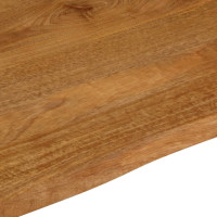 Produktbild för Bordsskiva 110x80x2,5 cm levande kant massivt mangoträ