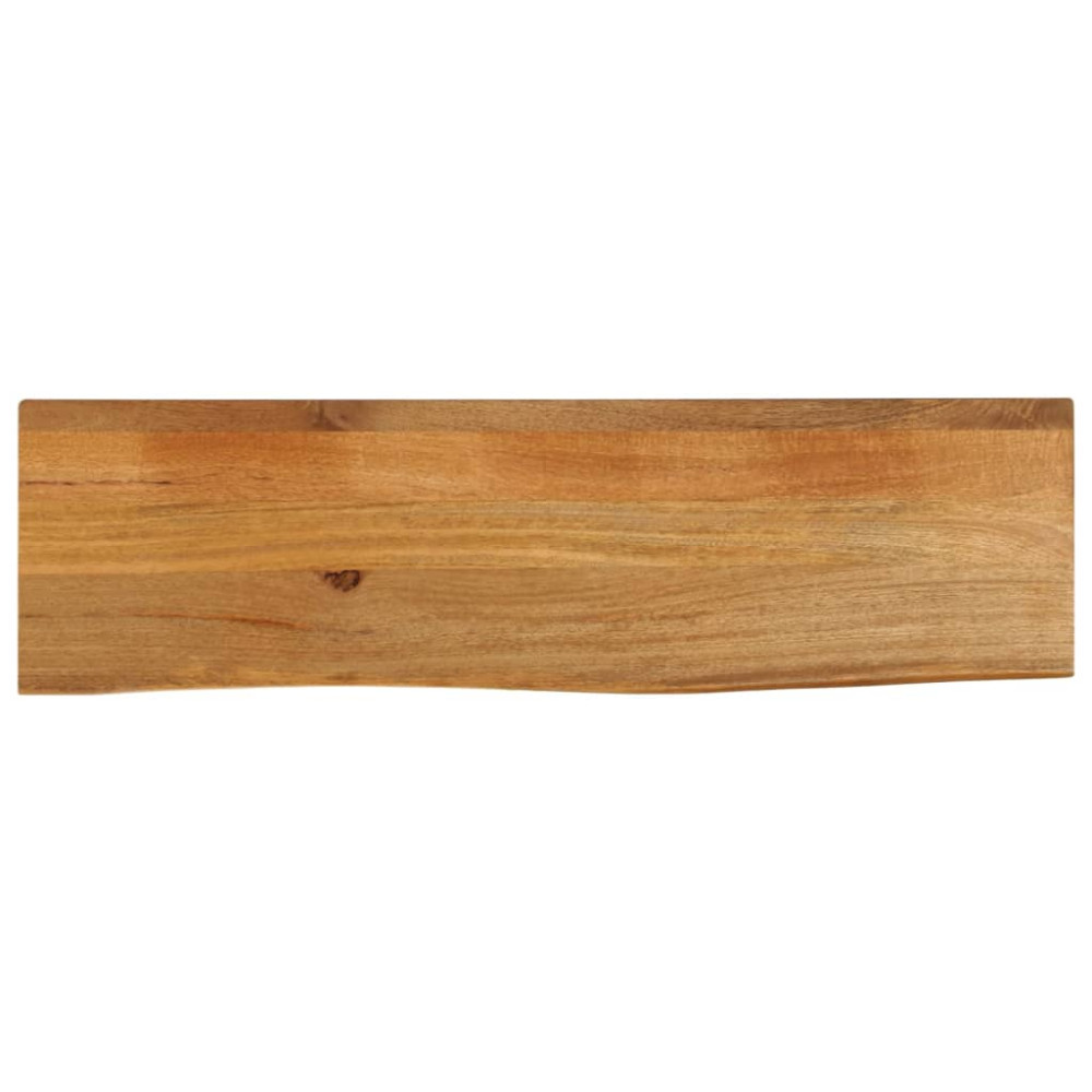 Produktbild för Bordsskiva 100x40x2,5 cm levande kant massivt mangoträ