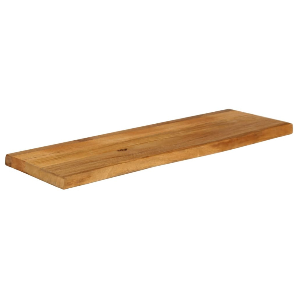 Produktbild för Bordsskiva 100x40x2,5 cm levande kant massivt mangoträ