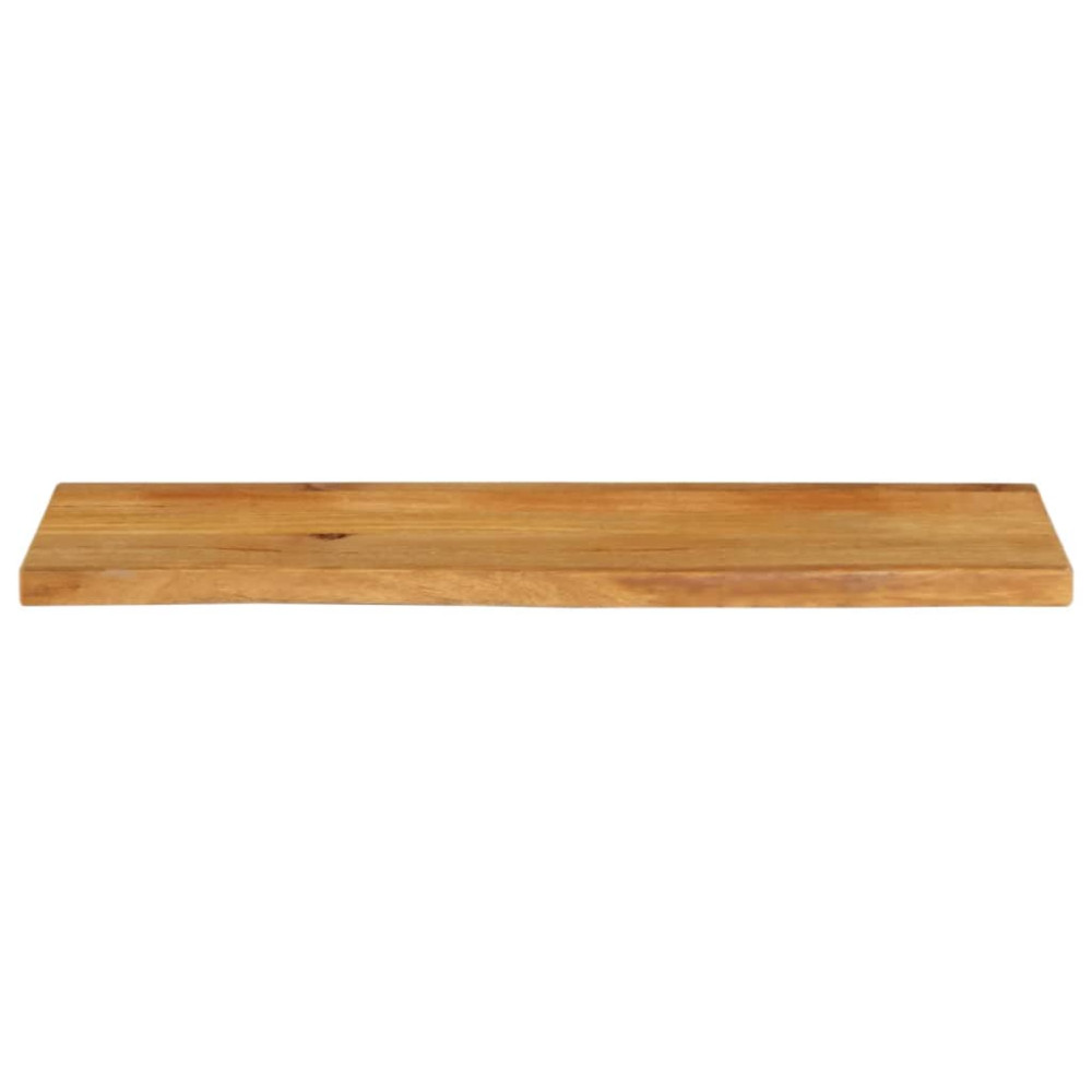 Produktbild för Bordsskiva 100x40x2,5 cm levande kant massivt mangoträ